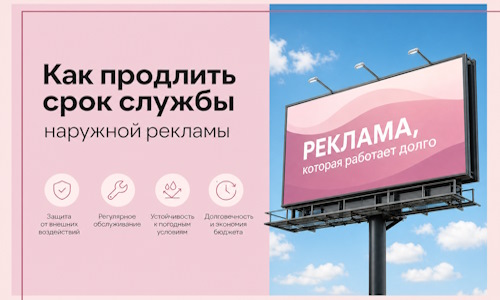 Как продлить срок службы наружной рекламы в Феодосии