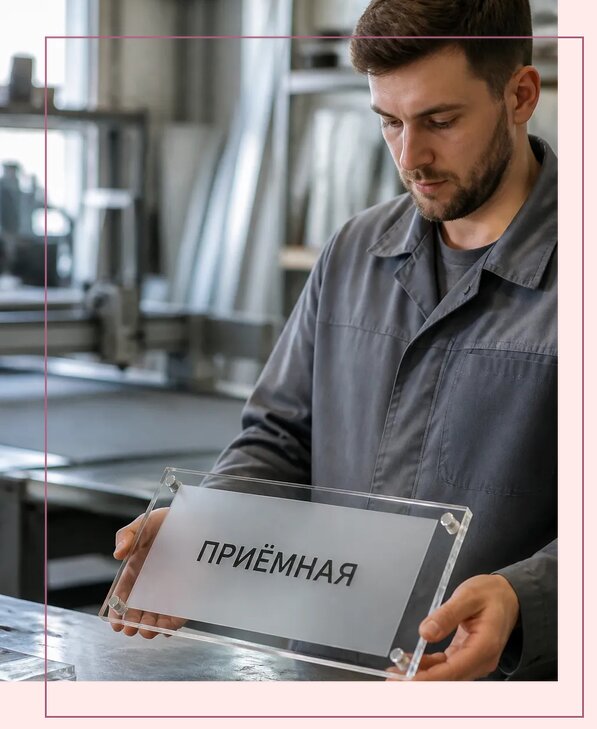 Таблички из оргстекла на заказ в Феодосии от 3962 р. | Аванза-Фдс
